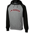 Raglan Colorblock Hooded Sweatshirt - Heat Press Decoration - JM Robinson Design