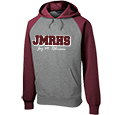 Raglan Colorblock Hooded Sweatshirt - Sew on Applique Decoration  - JMRHS Design