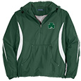 Shamrocks 1/2 Zip Hooded Pullover Jacket