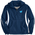 Whalers 1/2 Zip Hooded Pullover Jacket