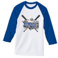 Digitally Printed 3/4 Sleeve Raglan Baseball T-shirt