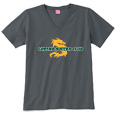 Ladies Digitally Printed V-Neck T-shirt