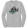 Digitally Printed Long Sleeve Tagless T-shirt