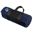 Fleece Blanket with Carrying Strap