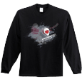 Digitally Printed Long Sleeve T-shirt