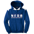 Youth Hooded Sweatshirt with Contrast Color
