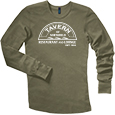 Young Mens Long Sleeve Thermal - Front Heat Press Decoration 