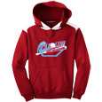 Youth Hooded Sweatshirt with Contrast Color