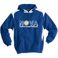 Hooded Sweatshirt with Contrast Color