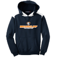 Youth Hooded Sweatshirt with Contrast Color