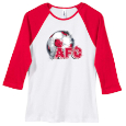 Ladies Raglan Digitally Printed T-shirt