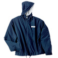Full Zip Hooded Nylon Jacket