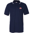 Colorblock Polo with accent side panels
