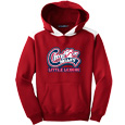 Youth Hooded Sweatshirt with Contrast Color