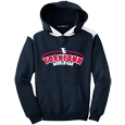Youth Hooded Sweatshirt with Contrast Color