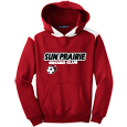Youth Hooded Sweatshirt with Contrast Color