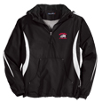 Colorblock 1/4 Zip Hooded Jacket