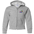 Youth Full Zip Hooded Sweatshirt