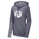 Ladies PosiCharge Tri-Blend Wicking Fleece Hooded Pullover
