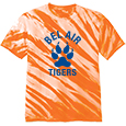 Youth Tiger Stripe Tie Dye T-shirt