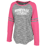 Women's Space-Dye Striped Crew