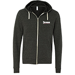 Unisex Triblend Sponge Fleece Full-Zip Sweatshirt - Triform Logo