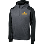 Colorblock Fleece 1/4 Zip Hooded Sweatshirt