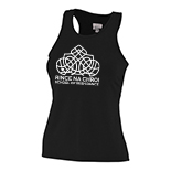 Girls poly/Spandex Solid Racerback Tank