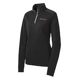 Ladies Sport-Wick® Textured 1/4-Zip Pullover