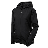 Ladies Hooded Warm-up Jacket <BR> COACHES JACKET