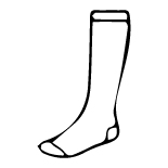 ADULT White Socks