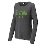 Ladies Exchange 1.5 Long Sleeve Crew screened