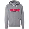 Lace Up Hooded Sweatshirt